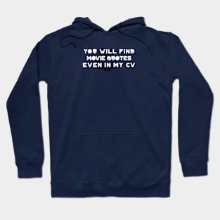 Movie Buff Movie Lover Cinema Hoodie